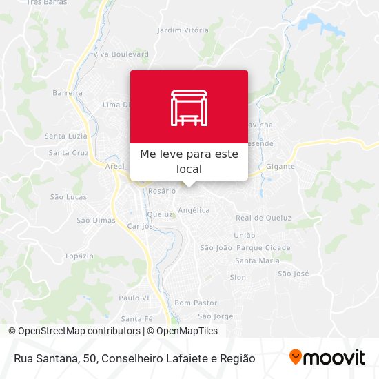 Rua Santana, 50 mapa