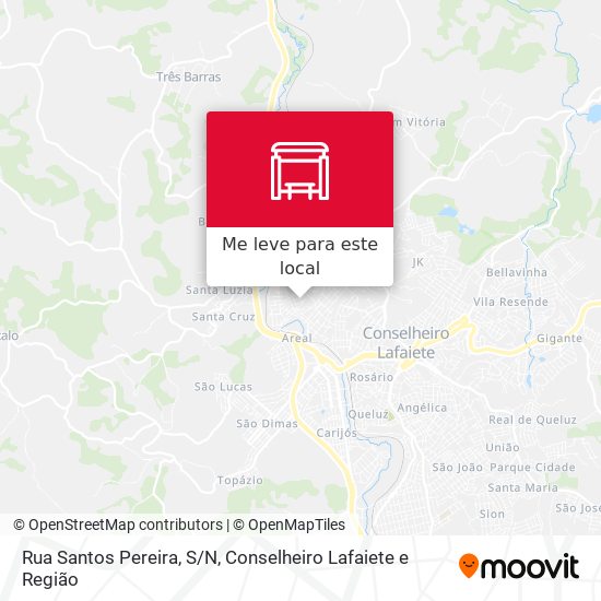 Rua Santos Pereira, S/N mapa