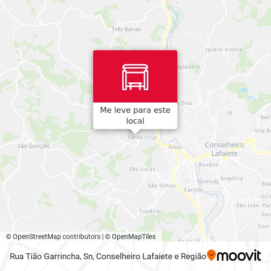 Rua Tião Garrincha, Sn mapa
