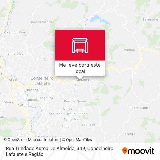 Rua Trindade Áurea De Almeida, 349 mapa