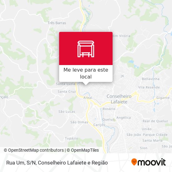 Rua Um, S/N mapa