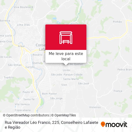 Rua Vereador Léo Franco, 225 mapa