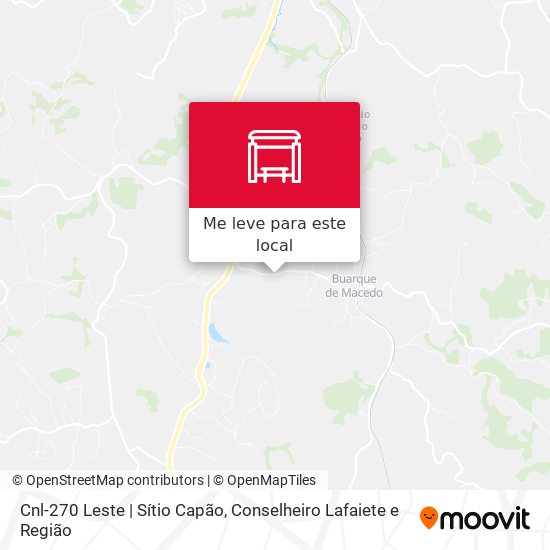 Cnl-270 Leste | Sítio Capão mapa