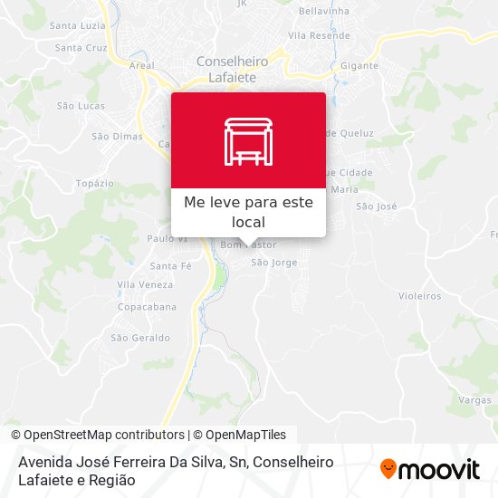 Avenida José Ferreira Da Silva, Sn mapa