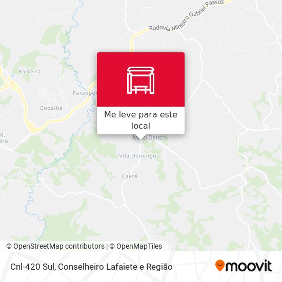 Cnl-420 Sul mapa