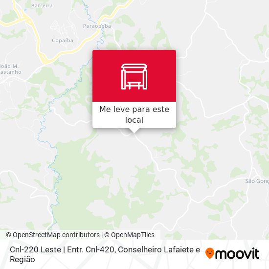 Cnl-220 Leste | Entr. Cnl-420 mapa