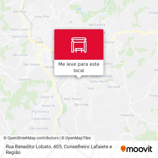 Rua Benedito Lobato, 405 mapa