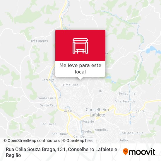 Rua Célia Souza Braga, 131 mapa