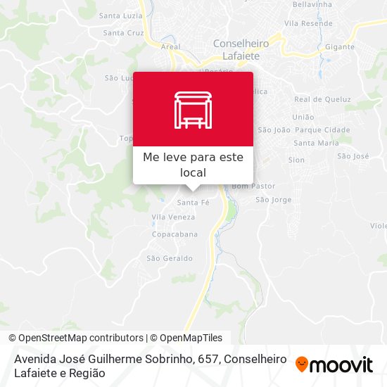 Avenida José Guilherme Sobrinho, 657 mapa