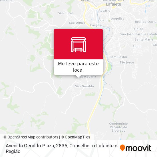 Avenida Geraldo Plaza, 2835 mapa