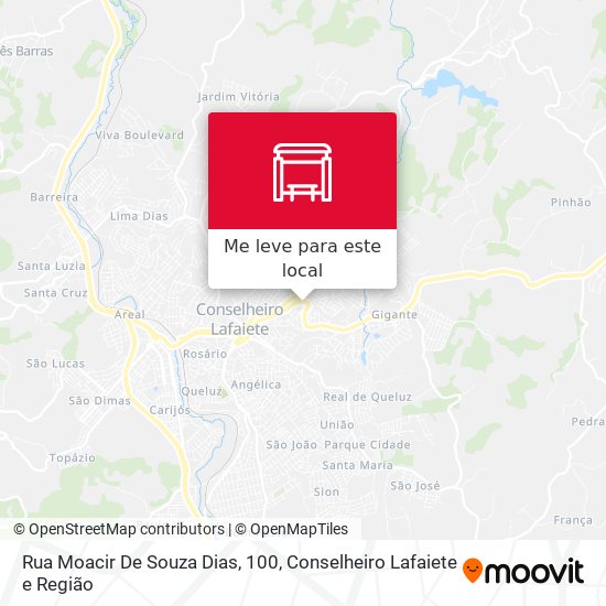 Rua Moacir De Souza Dias, 100 mapa