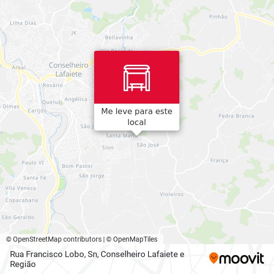 Rua Francisco Lobo, Sn mapa