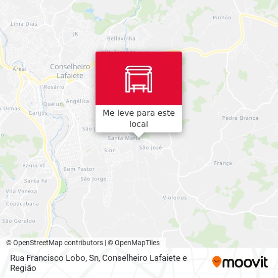 Rua Francisco Lobo, Sn mapa