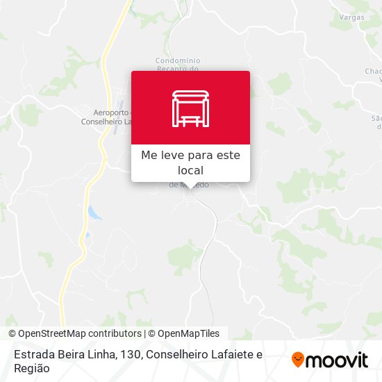 Estrada Beira Linha, 130 mapa