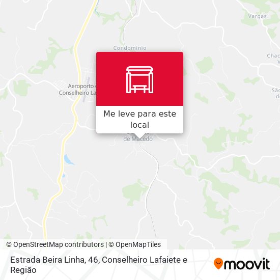 Estrada Beira Linha, 46 mapa