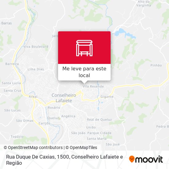 Rua Duque De Caxias, 1500 mapa