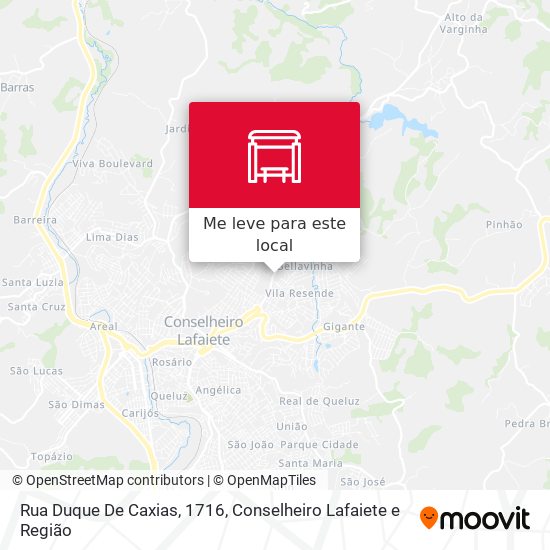 Rua Duque De Caxias, 1716 mapa