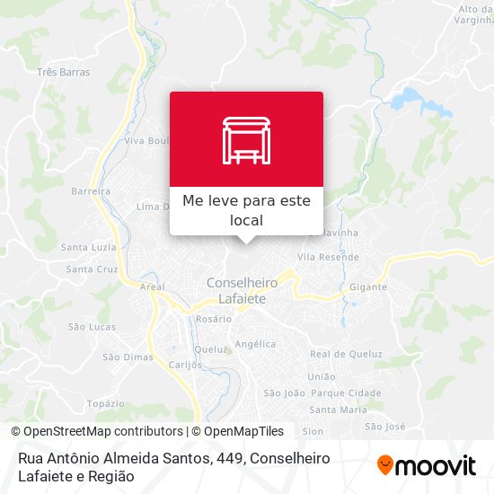 Rua Antônio Almeida Santos, 449 mapa