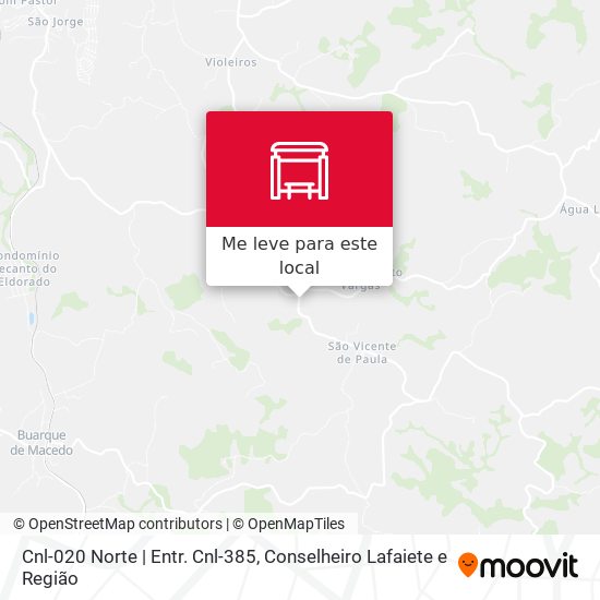 Cnl-020 Norte | Entr. Cnl-385 mapa