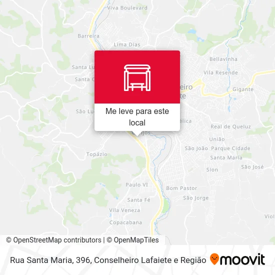 Rua Santa Maria, 396 mapa