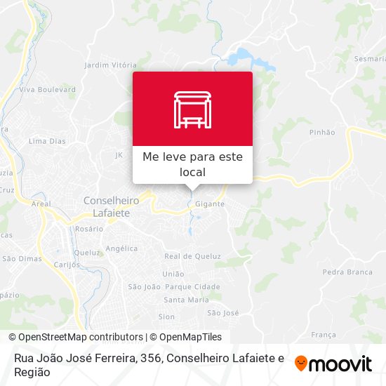 Rua João José Ferreira, 356 mapa