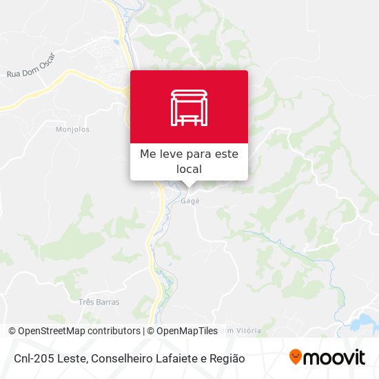 Cnl-205 Leste mapa