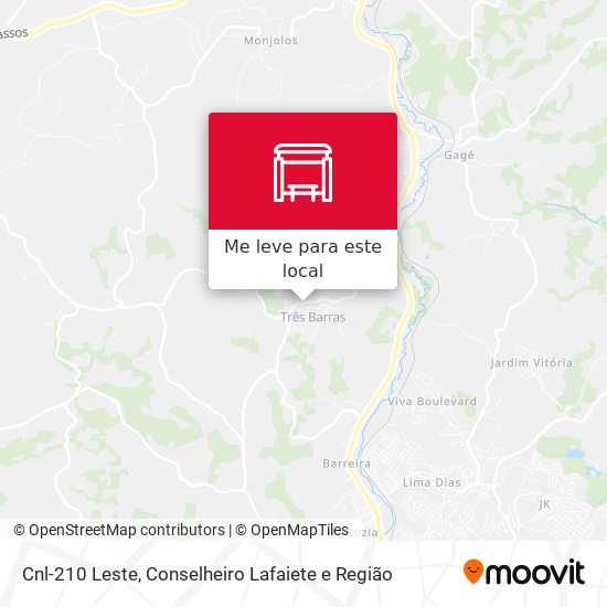 Cnl-210 Leste mapa