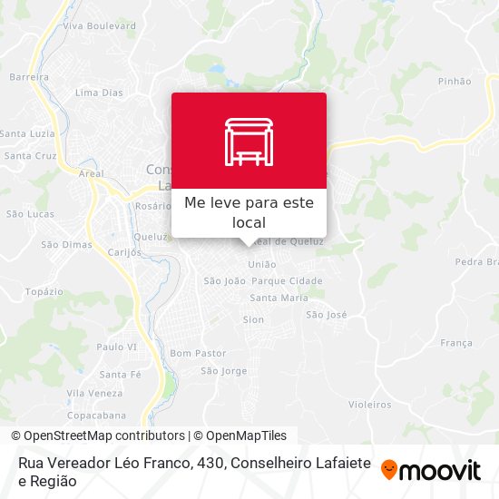 Rua Vereador Léo Franco, 430 mapa