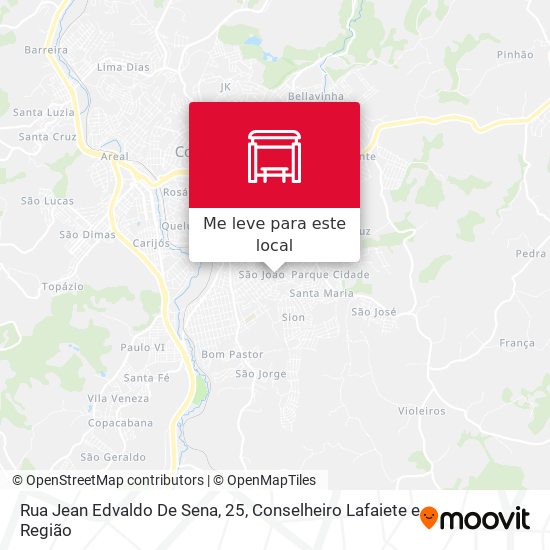 Rua Jean Edvaldo De Sena, 25 mapa