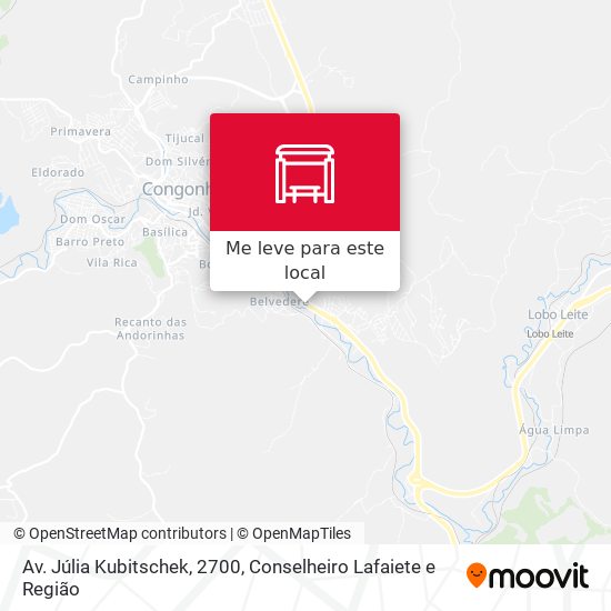 Av. Júlia Kubitschek, 2700 mapa