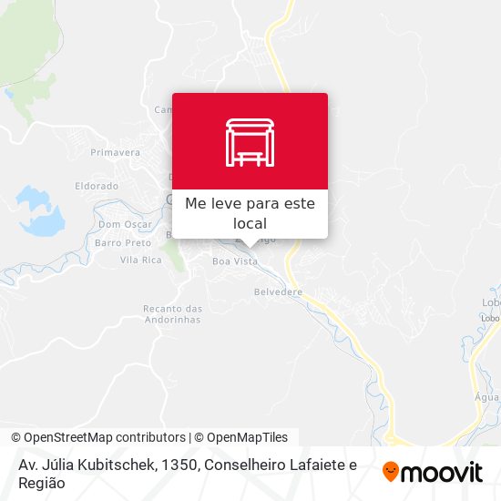 Av. Júlia Kubitschek, 1350 mapa