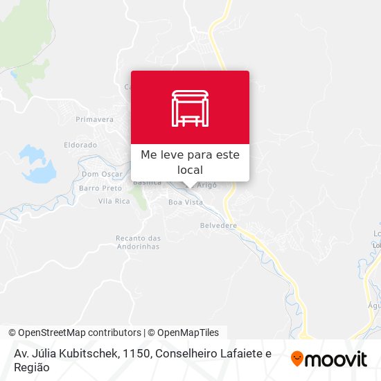 Av. Júlia Kubitschek, 1150 mapa
