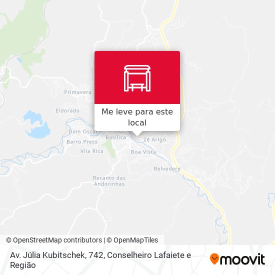 Av. Júlia Kubitschek, 742 mapa