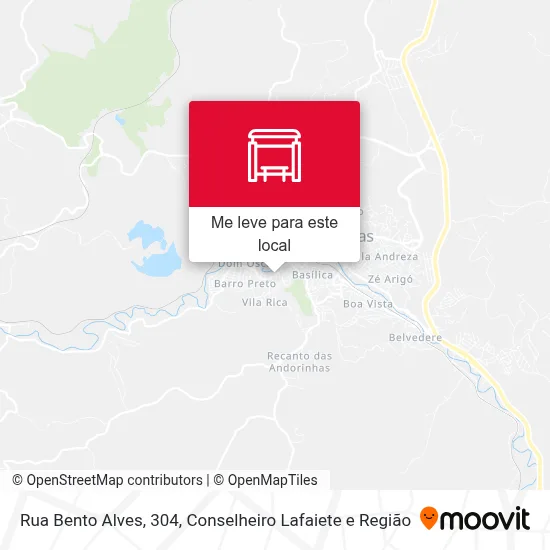 Rua Bento Alves, 304 mapa