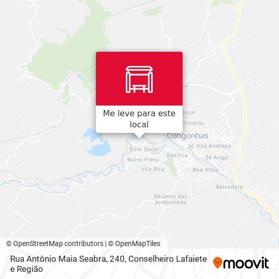 Rua Antônio Maia Seabra, 240 mapa