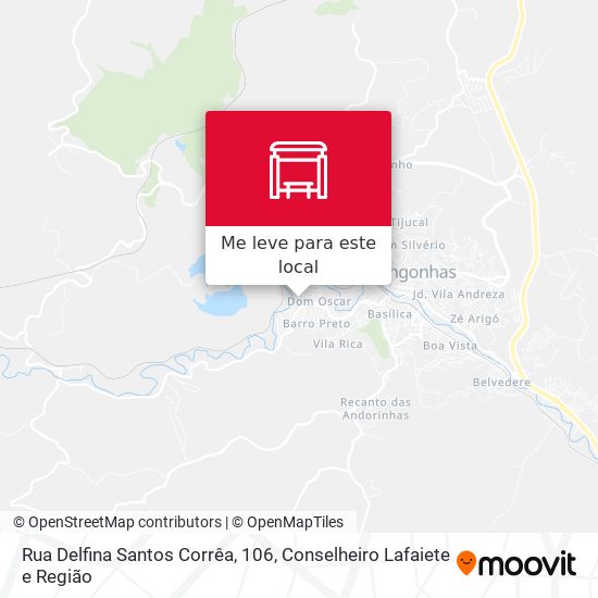 Rua Delfina Santos Corrêa, 106 mapa