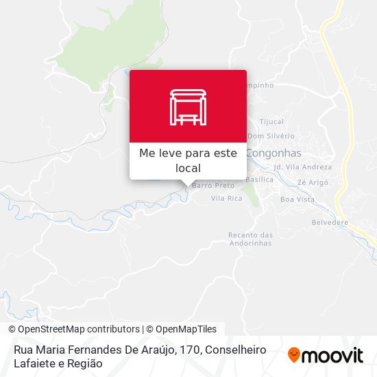 Rua Maria Fernandes De Araújo, 170 mapa