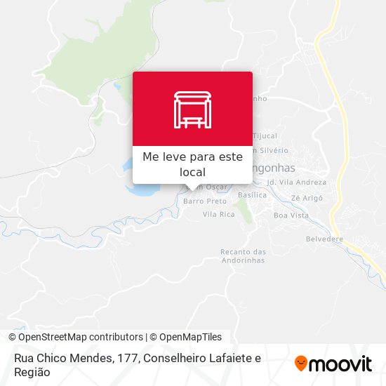 Rua Chico Mendes, 177 mapa