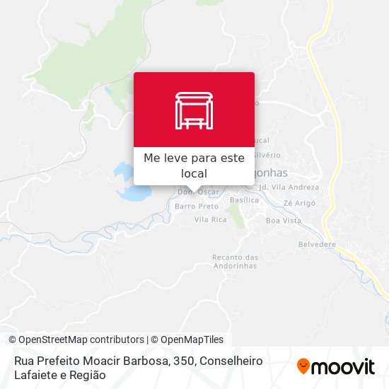 Rua Prefeito Moacir Barbosa, 350 mapa