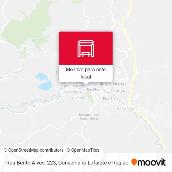 Rua Bento Alves, 223 mapa