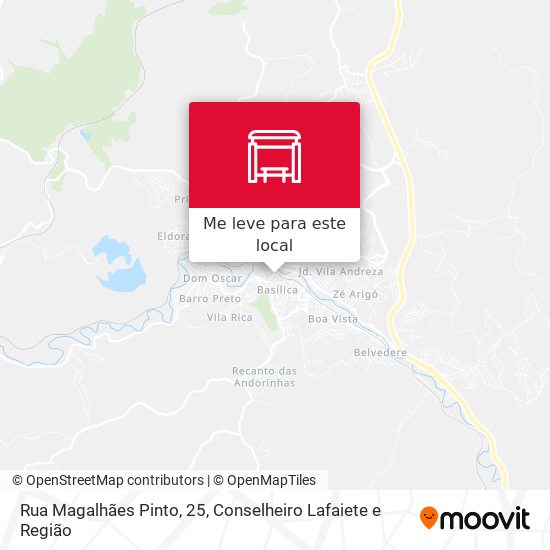 Rua Magalhães Pinto, 25 mapa