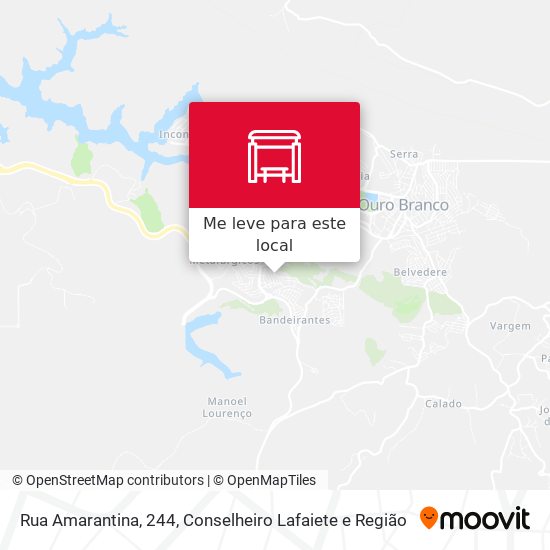 Rua Amarantina, 244 mapa