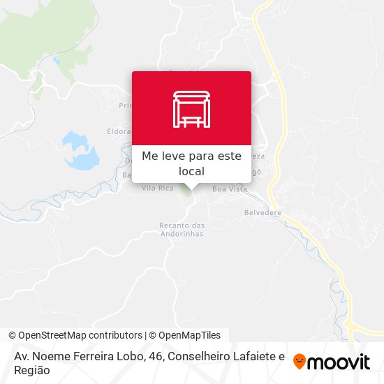 Av. Noeme Ferreira Lobo, 46 mapa