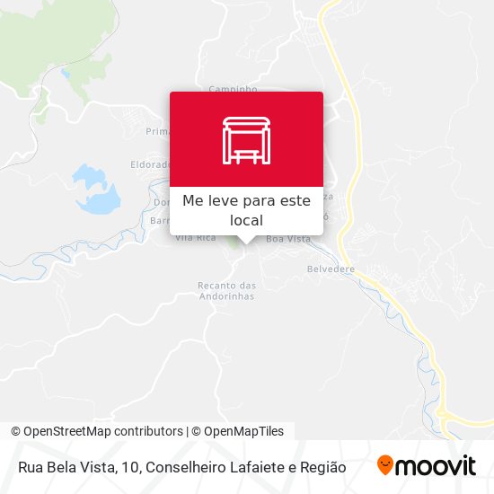Rua Bela Vista, 10 mapa