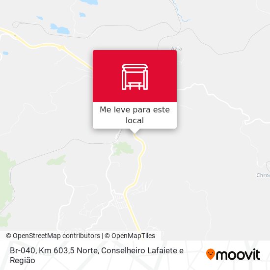 Br-040, Km 603,5 Norte mapa