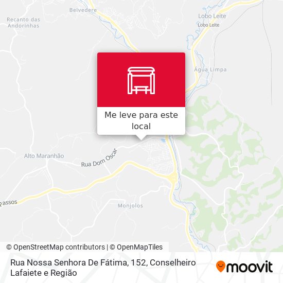 Rua Nossa Senhora De Fátima, 152 mapa