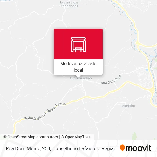 Rua Dom Muniz, 250 mapa
