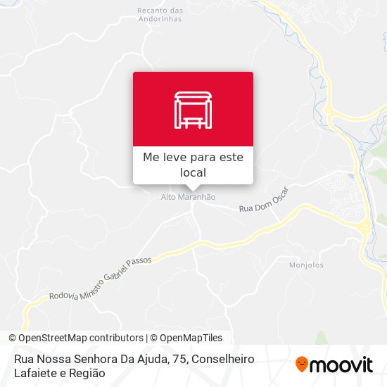Rua Nossa Senhora Da Ajuda, 75 mapa