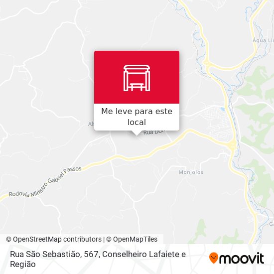 Rua São Sebastião, 567 mapa