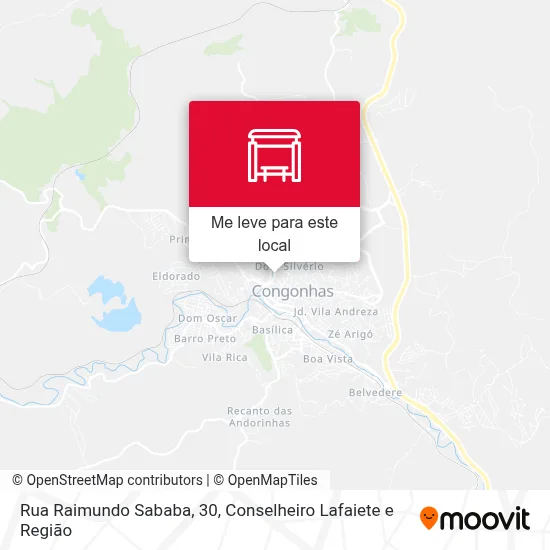 Rua Raimundo Sababa, 30 mapa
